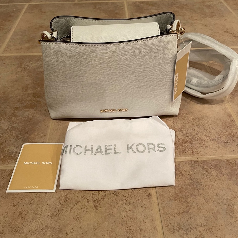 Michael Kors Portia East West Satchel Beige - NWT